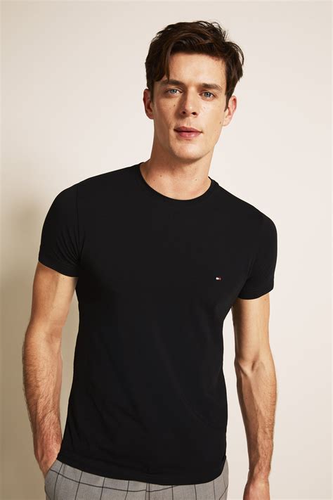 tommy hilfiger mens t shirts|tommy hilfiger fitted t shirts.